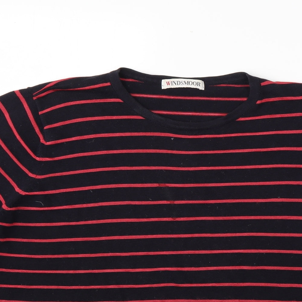 Windsmoor Womens Multicoloured Striped  Pullover Jumper Size M