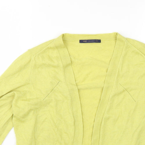 Marks and Spencer Womens Green   Cardigan Jumper Size 8
