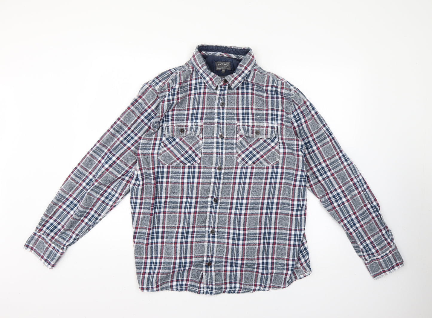 fatface Mens Multicoloured Check   Button-Up Size XL