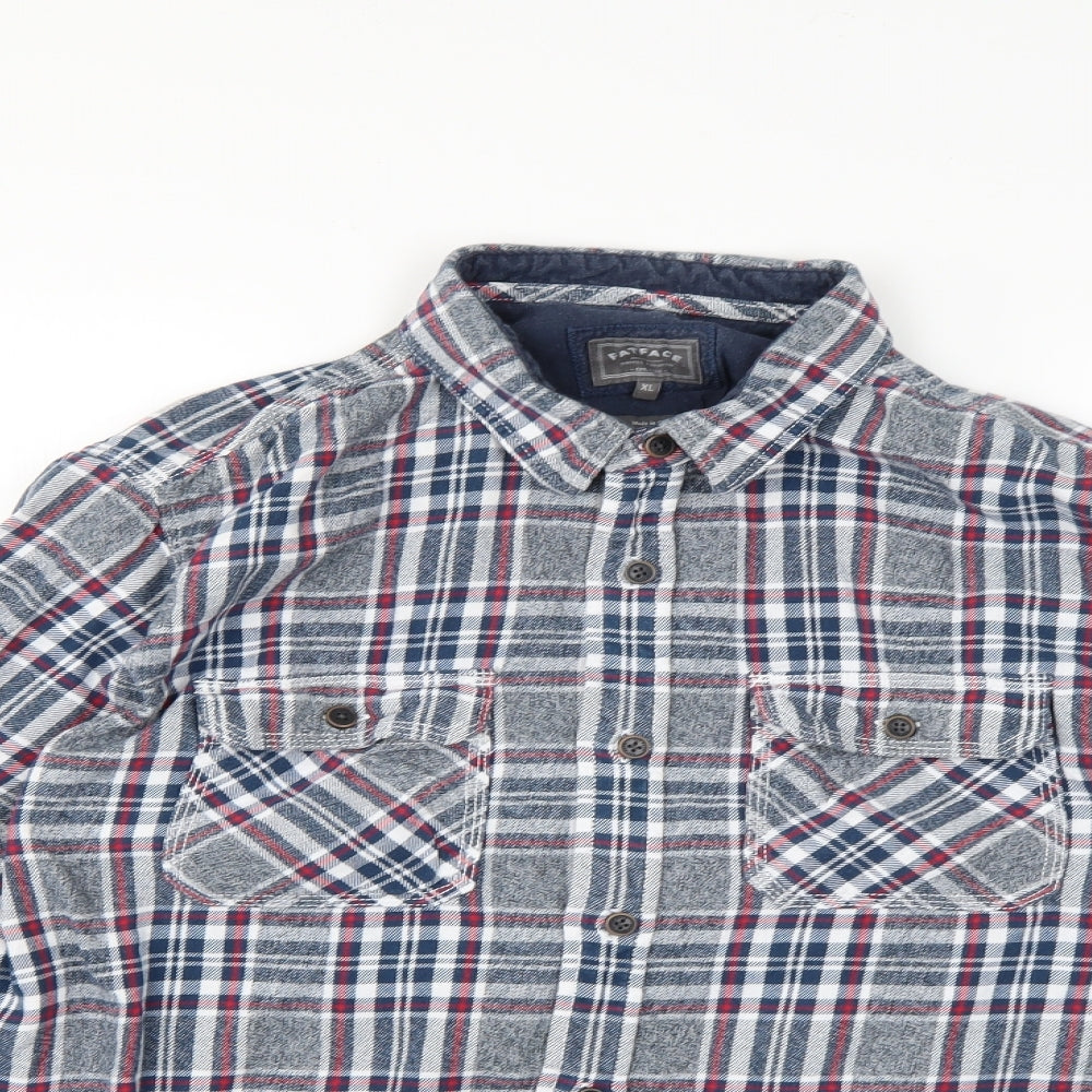 fatface Mens Multicoloured Check   Button-Up Size XL