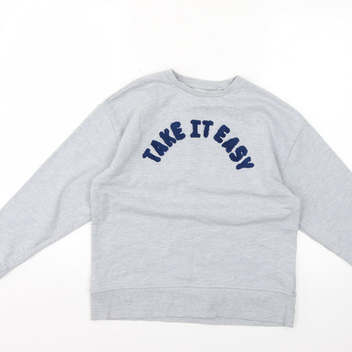 NEXT Boys Grey   Pullover Jumper Size 11 Years
