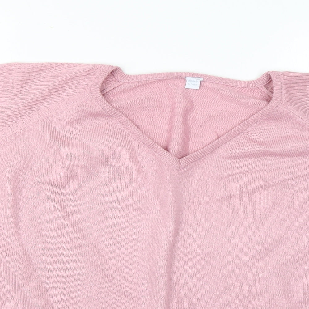 note Womens Pink   Pullover Jumper Size 24
