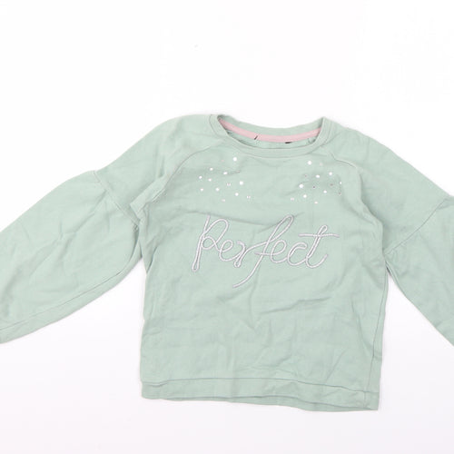 eorge Girls Green   Pullover Jumper Size 9-10 Years