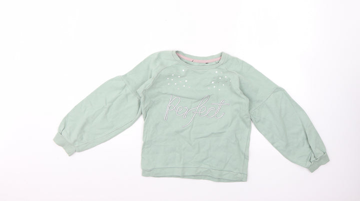 eorge Girls Green   Pullover Jumper Size 9-10 Years