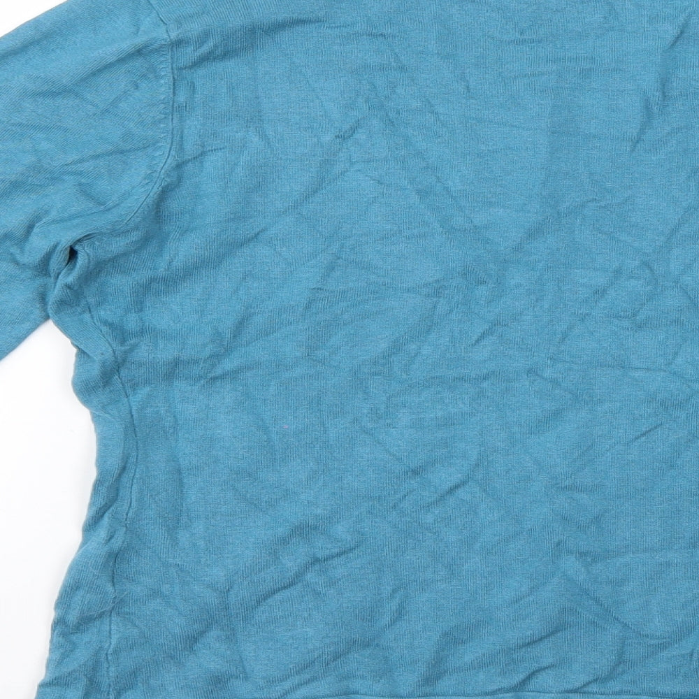 Klass Womens Blue   Pullover Jumper Size M