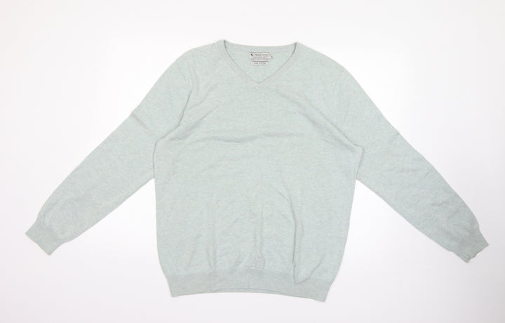TU Mens Green   Pullover Jumper Size M