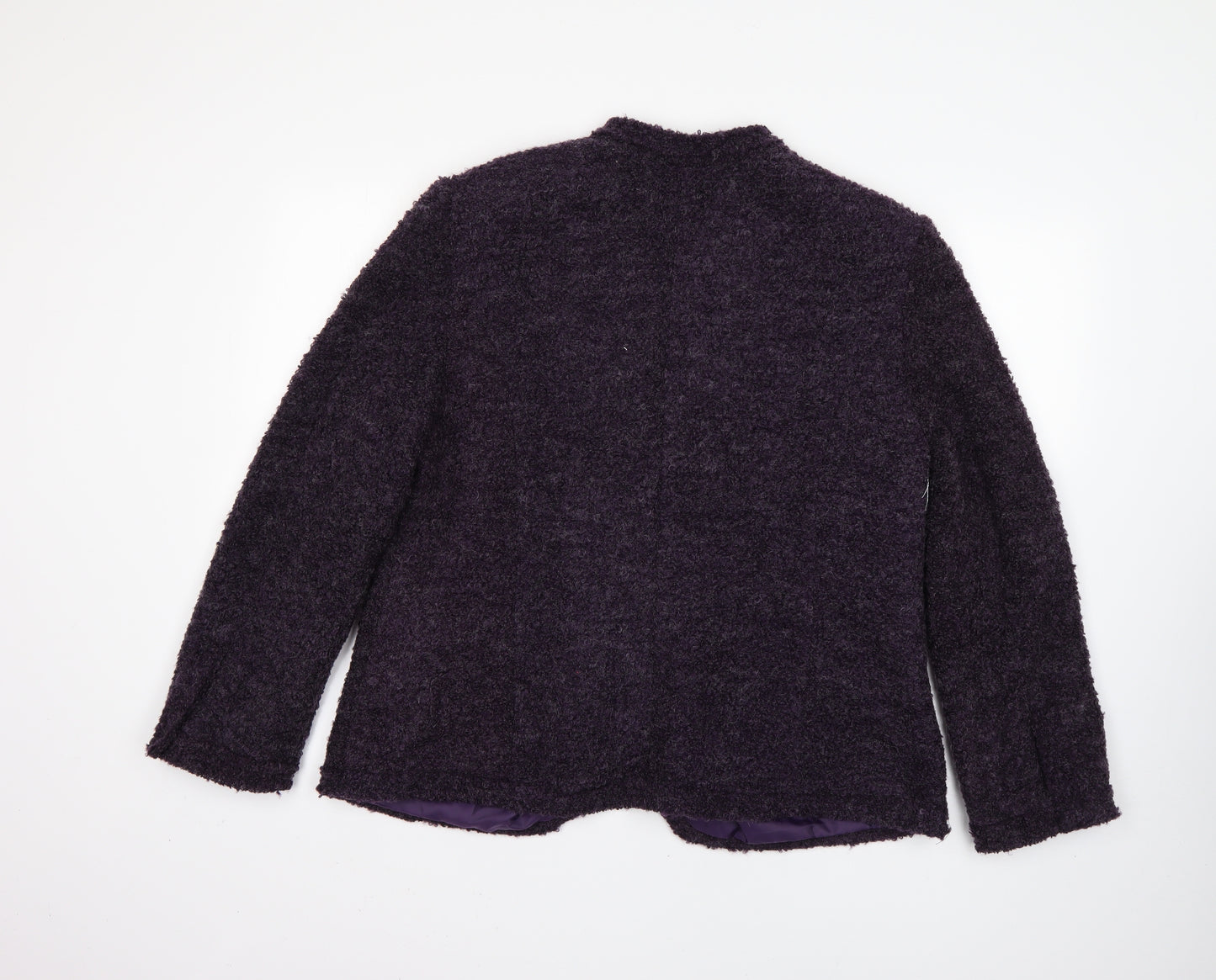 Damart Womens Purple   Overcoat Coat Size 22