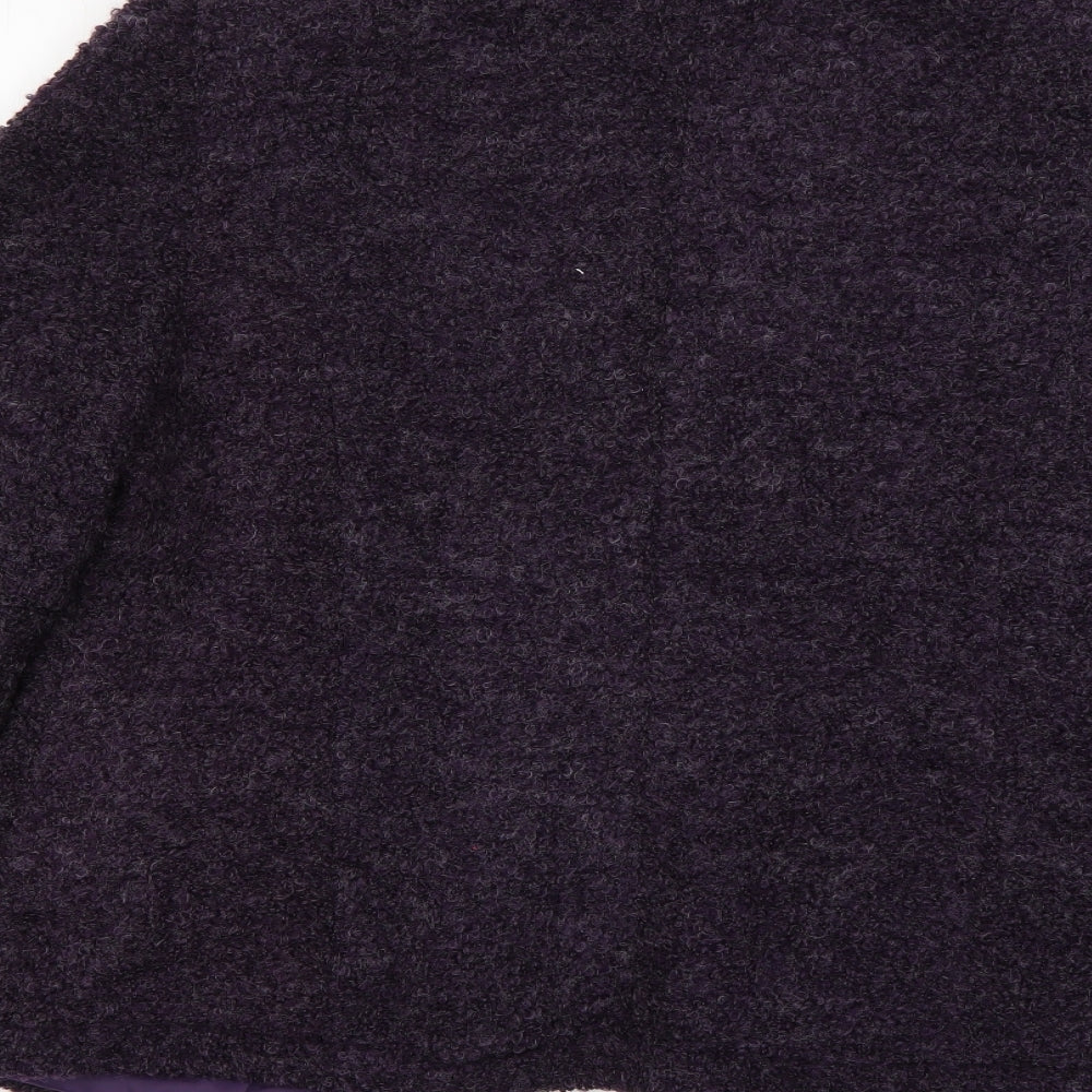 Damart Womens Purple   Overcoat Coat Size 22