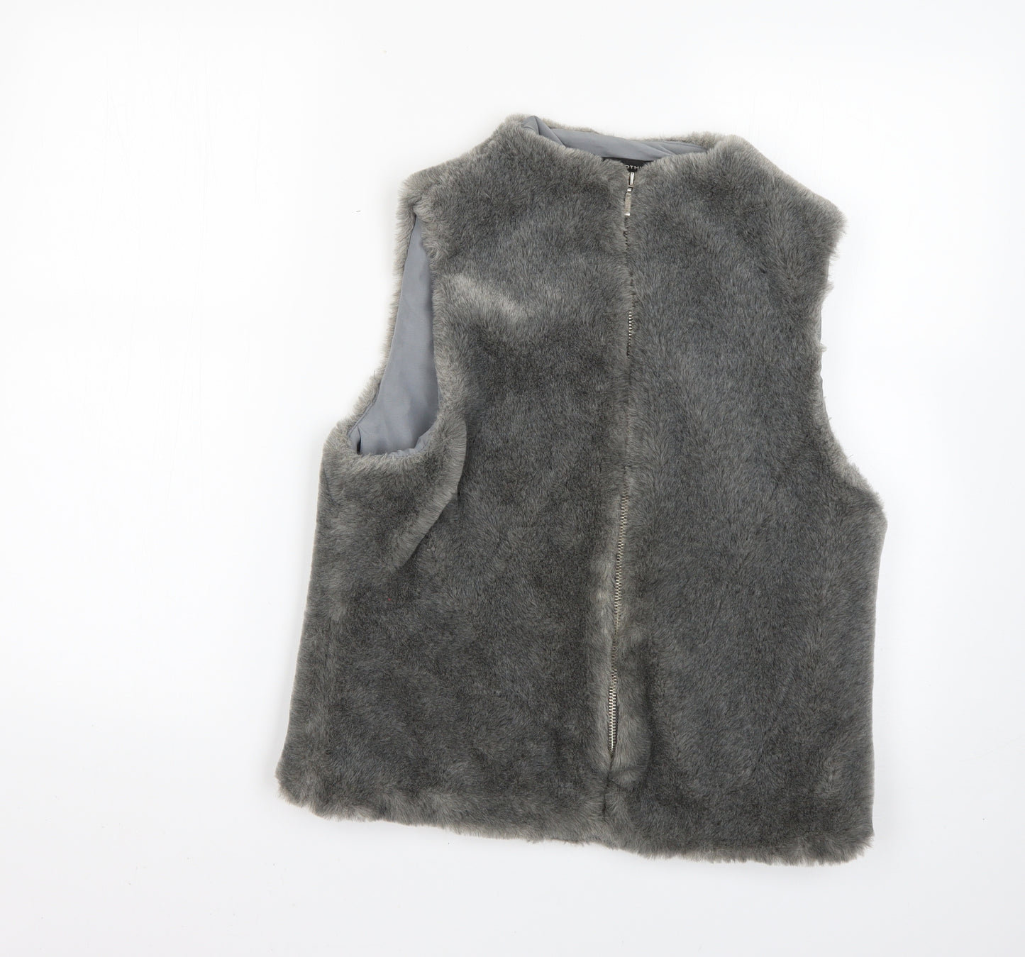 b c clothing Womens Grey   Gilet Coat Size L