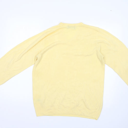 Marks and Spencer Womens Yellow   Pullover Jumper Size M