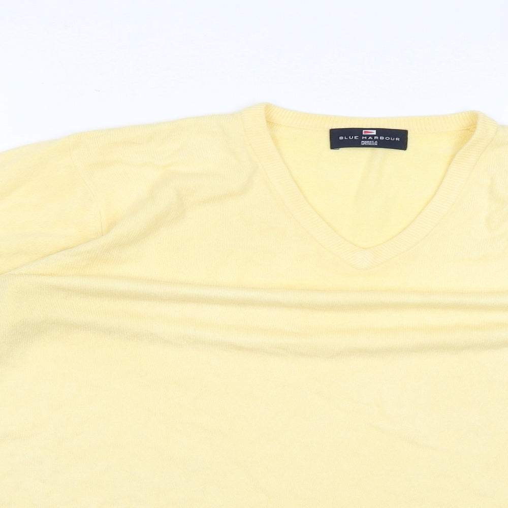 Marks and Spencer Womens Yellow   Pullover Jumper Size M