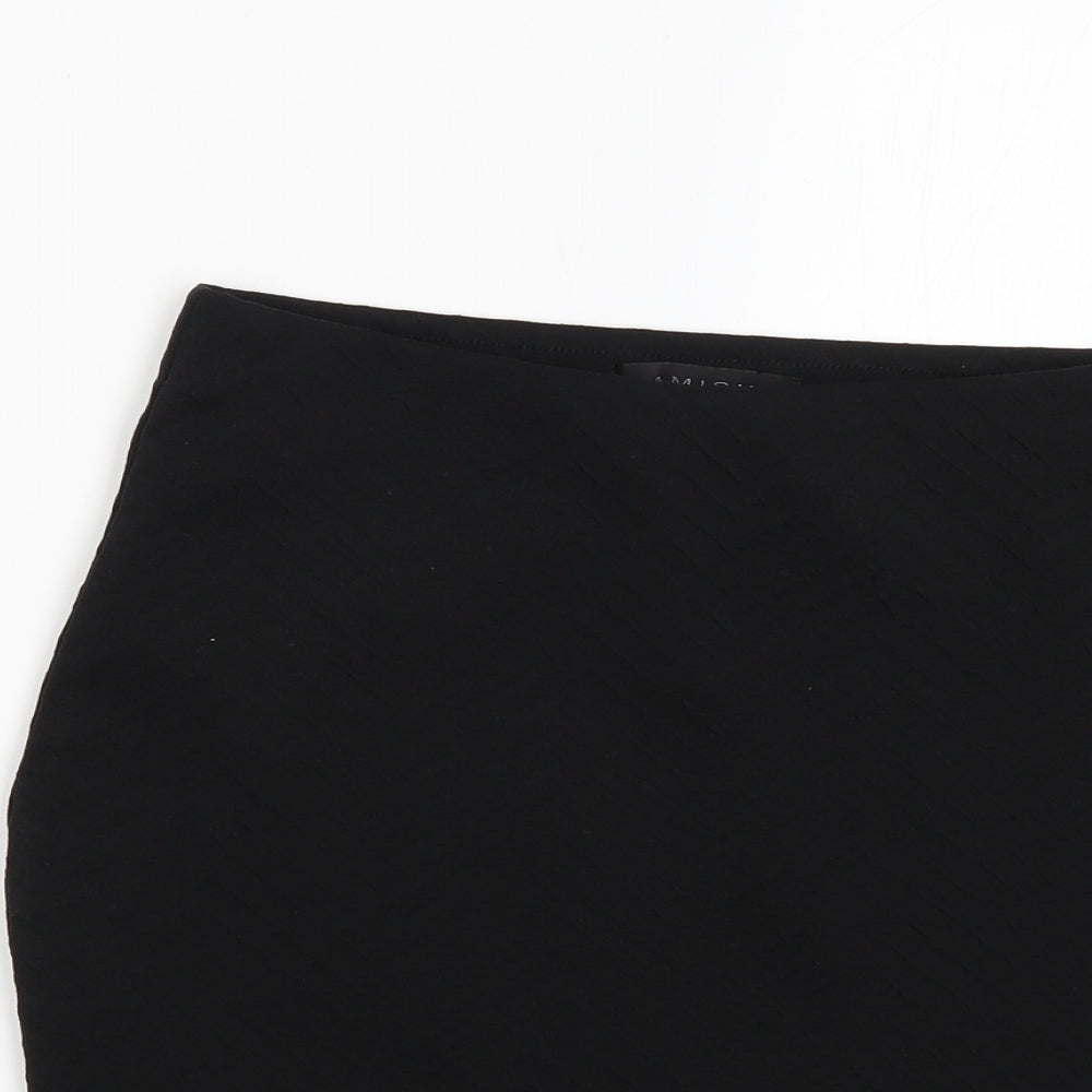 Amisu Womens Black   Straight & Pencil Skirt Size 8