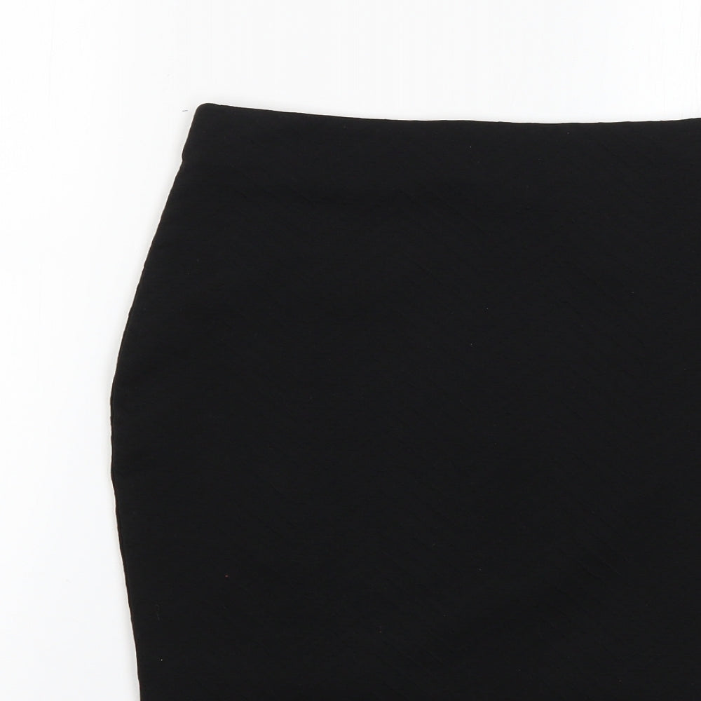 Amisu Womens Black   Straight & Pencil Skirt Size 8