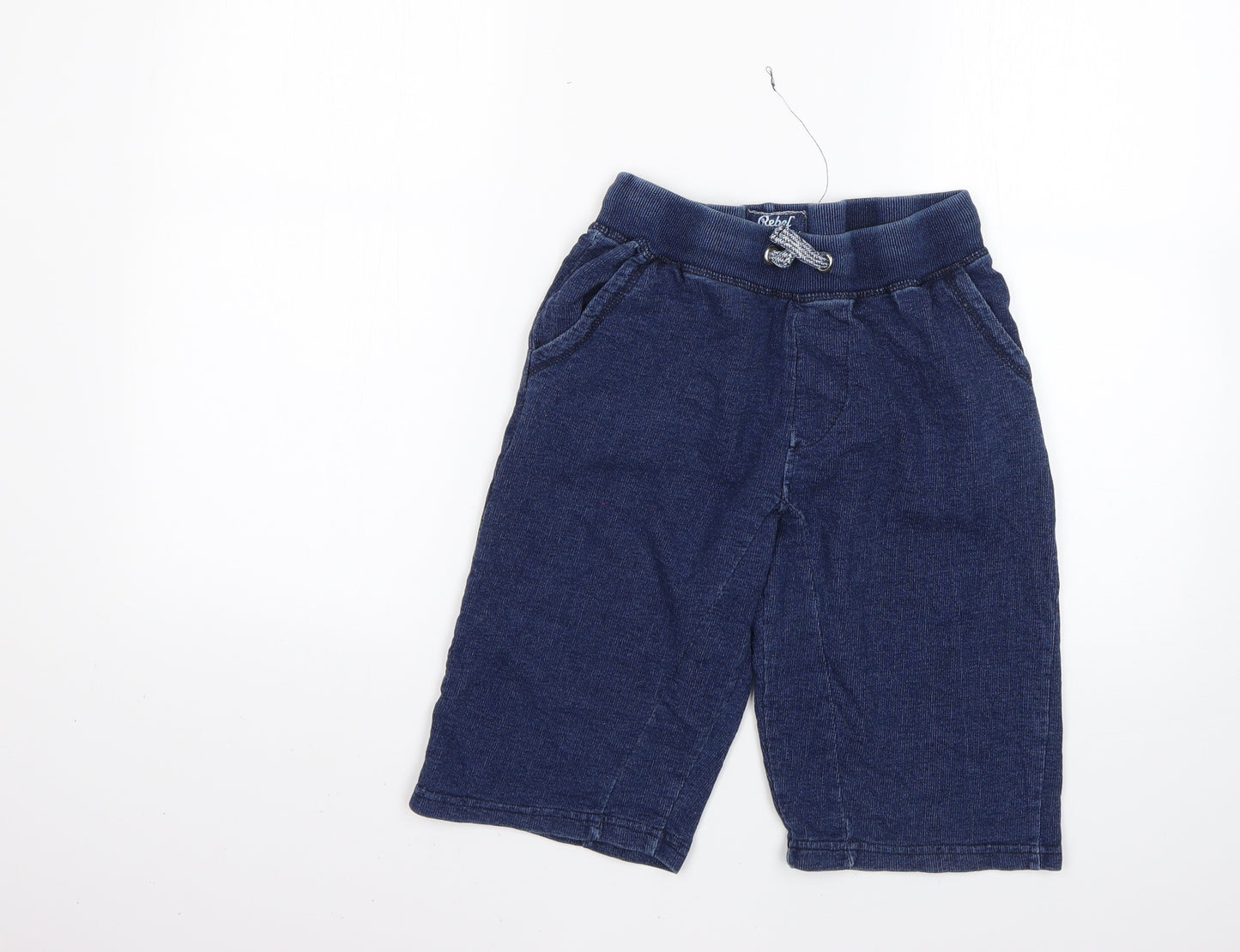 Primark Boys Blue   Dungaree Shorts Shorts Size 12-13 Years