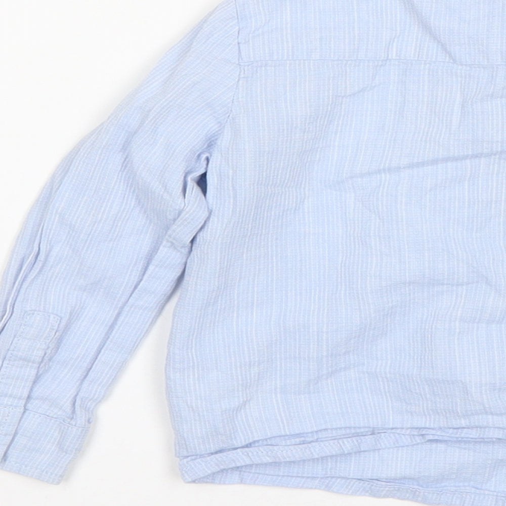 F&F Baby Blue   Basic Button-Up Size 18-24 Months