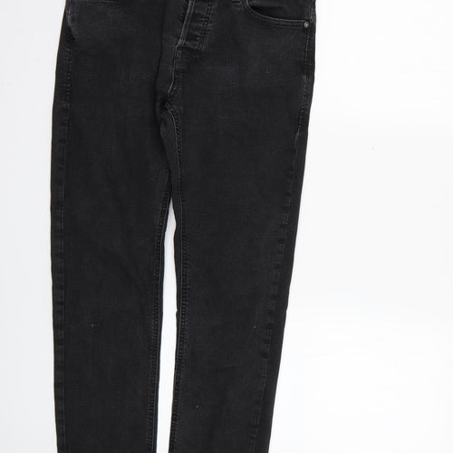JACK & JONES Mens Black   Skinny Jeans Size 32 L28 in