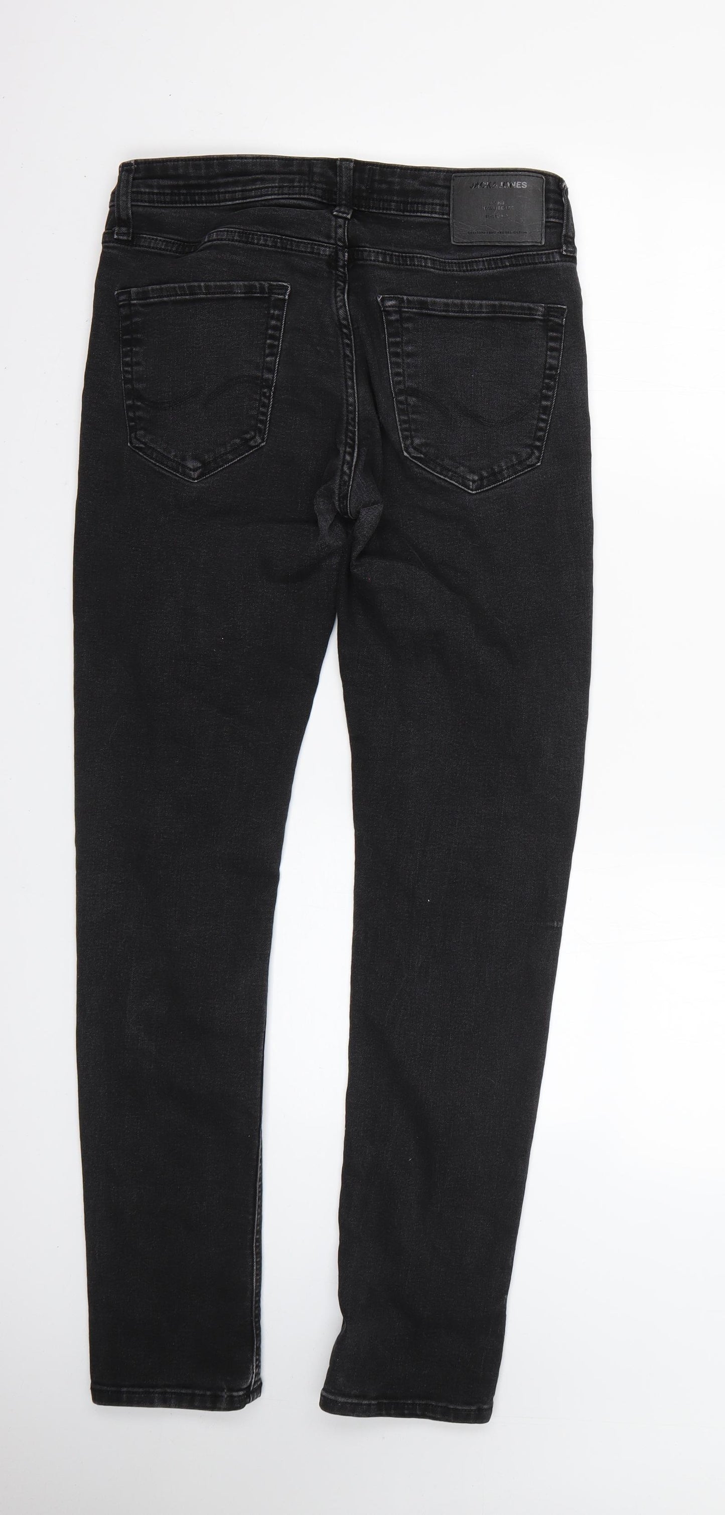 JACK & JONES Mens Black   Skinny Jeans Size 32 L28 in