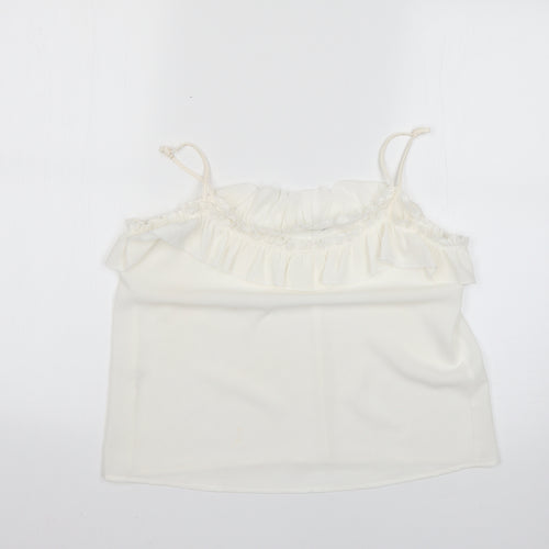 Mango Womens White   Basic Blouse Size S
