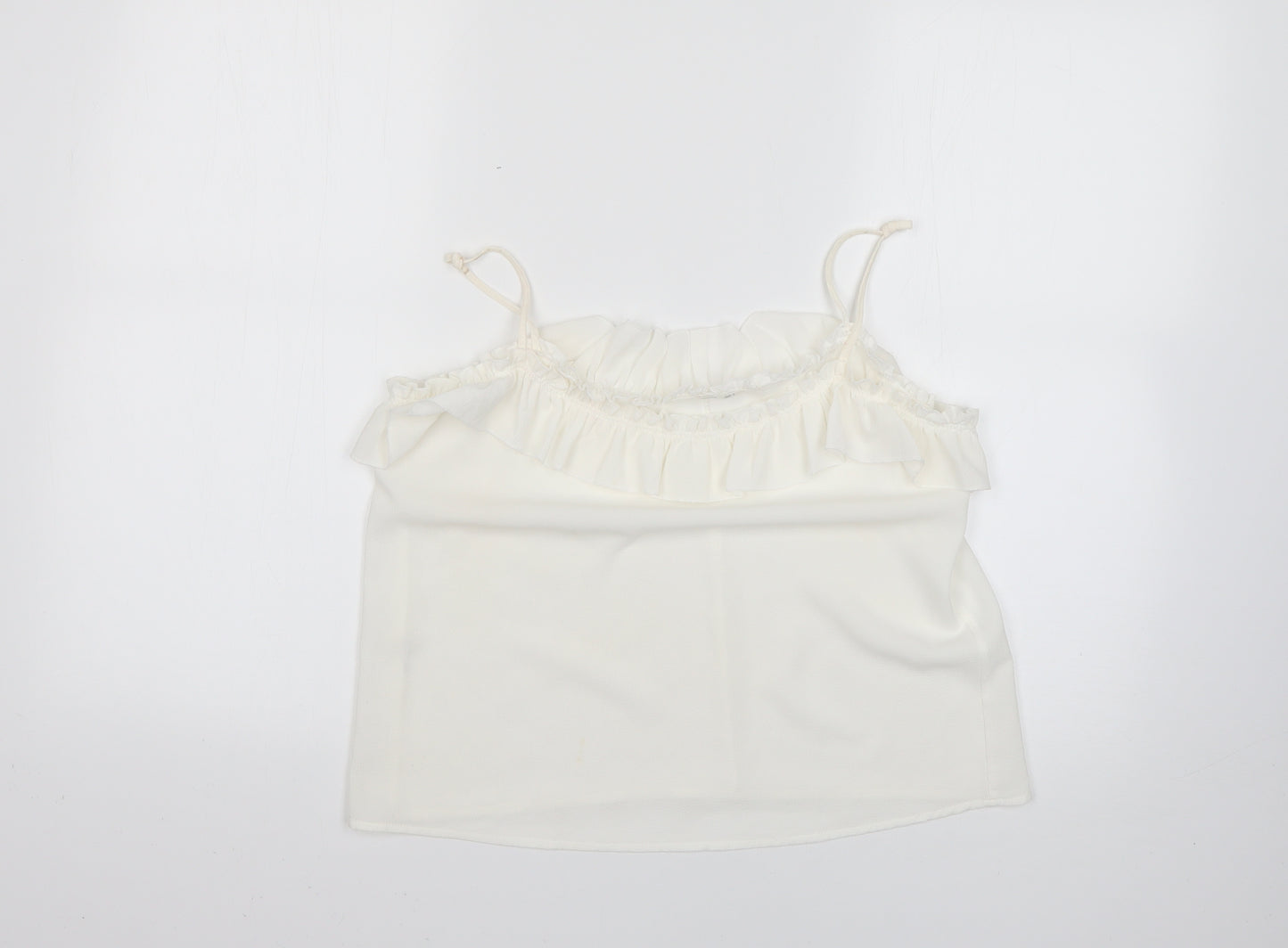 Mango Womens White   Basic Blouse Size S