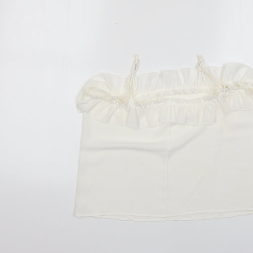 Mango Womens White   Basic Blouse Size S