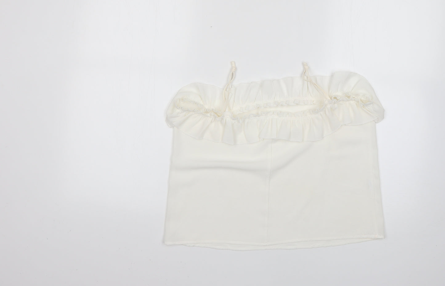 Mango Womens White   Basic Blouse Size S