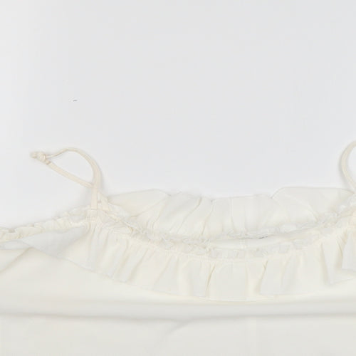 Mango Womens White   Basic Blouse Size S