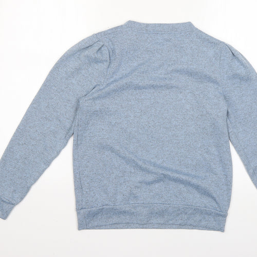 Nutmeg Womens Blue   Pullover Jumper Size 8