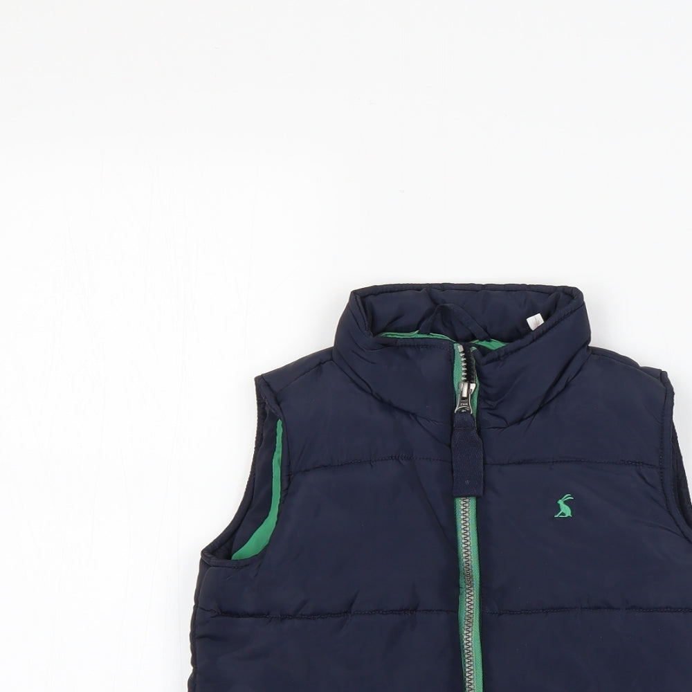 Joules Boys Blue   Gilet Coat Size 6 Years