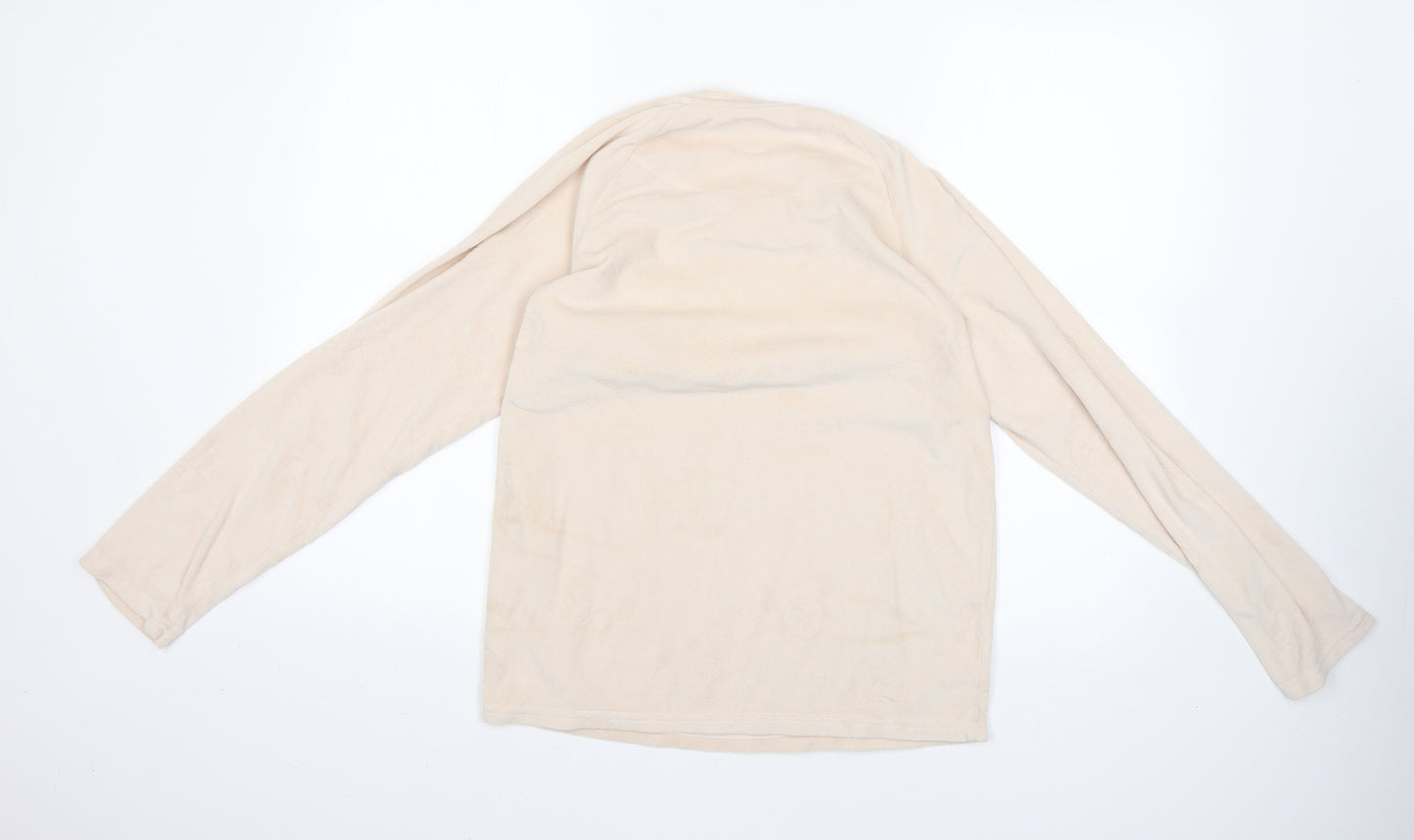 Love to Lounge Womens Beige Geometric  Top Pyjama Top Size 6