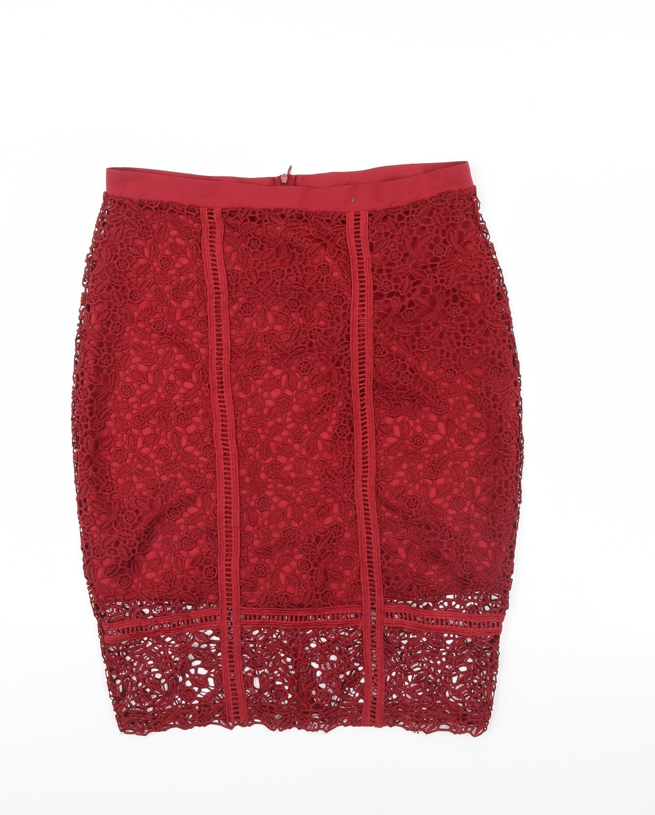 Primark Womens Red   Straight & Pencil Skirt Size 18