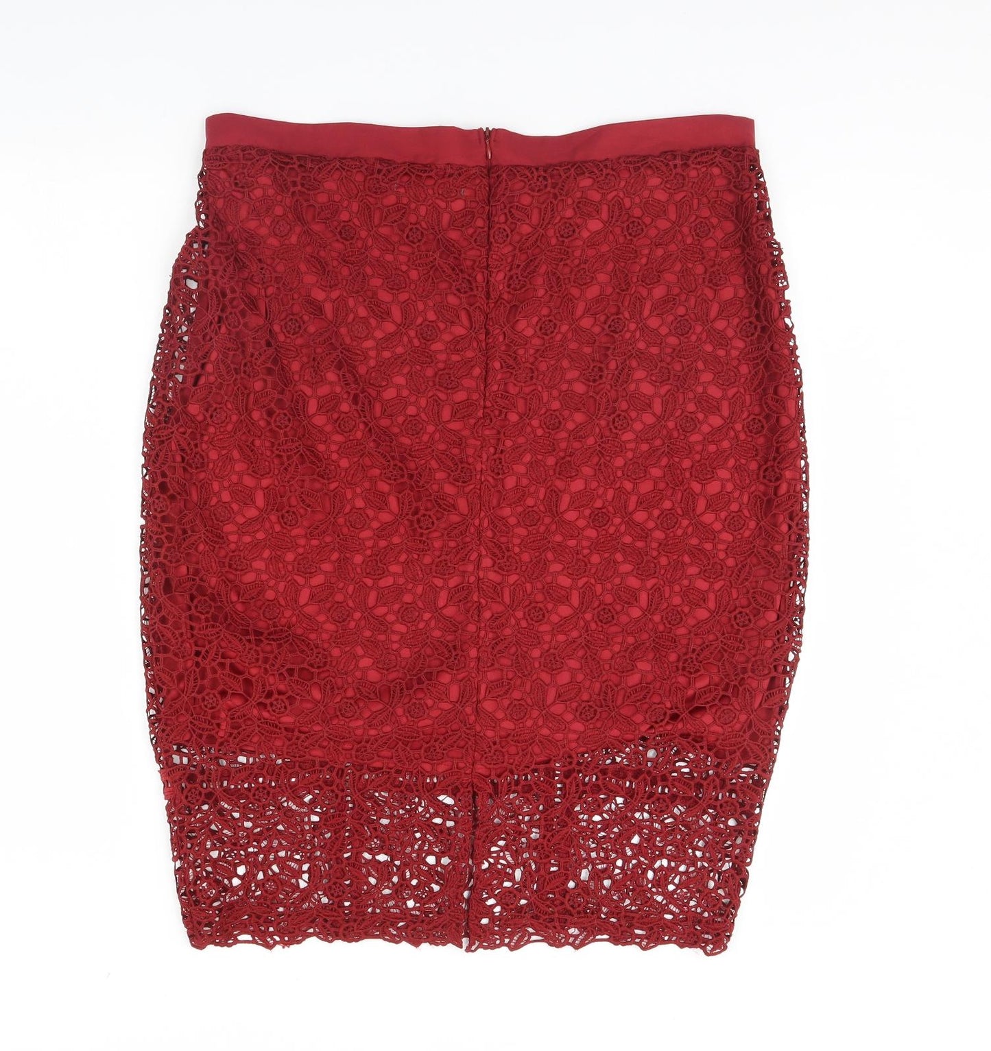 Primark Womens Red   Straight & Pencil Skirt Size 18