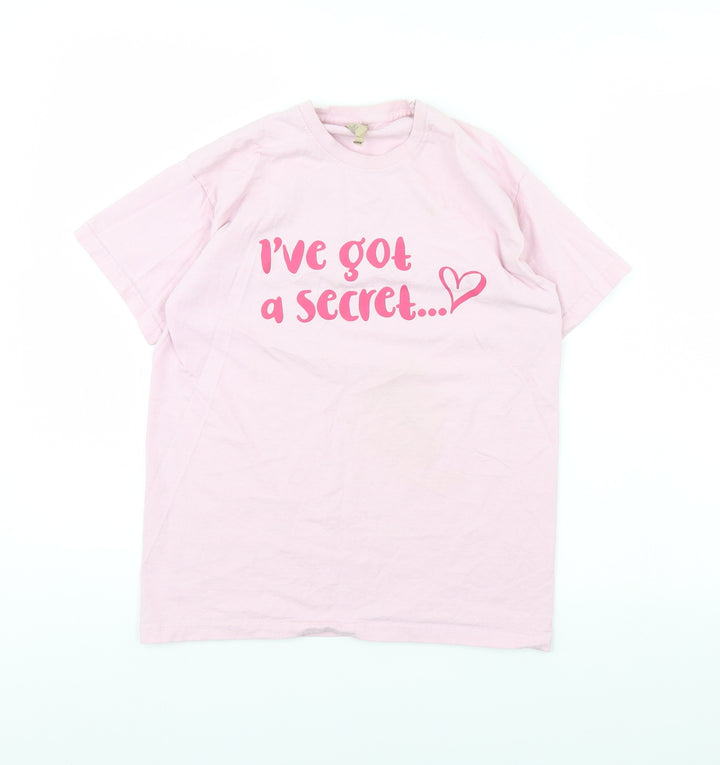 Fruit of the Loom Girls Pink   Basic T-Shirt Size 12 Years  - Going to be a big sister