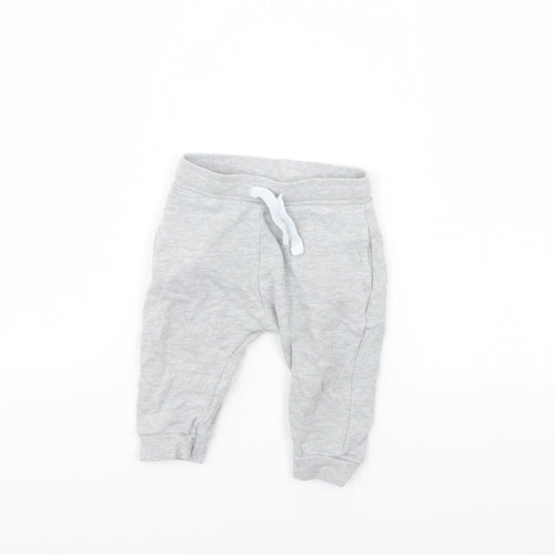 Preworn Baby Grey   Jogger Trousers Size 9 Months