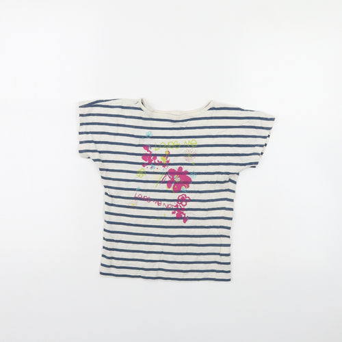 Orchestra Girls Blue Spotted  Basic T-Shirt Size 5 Years