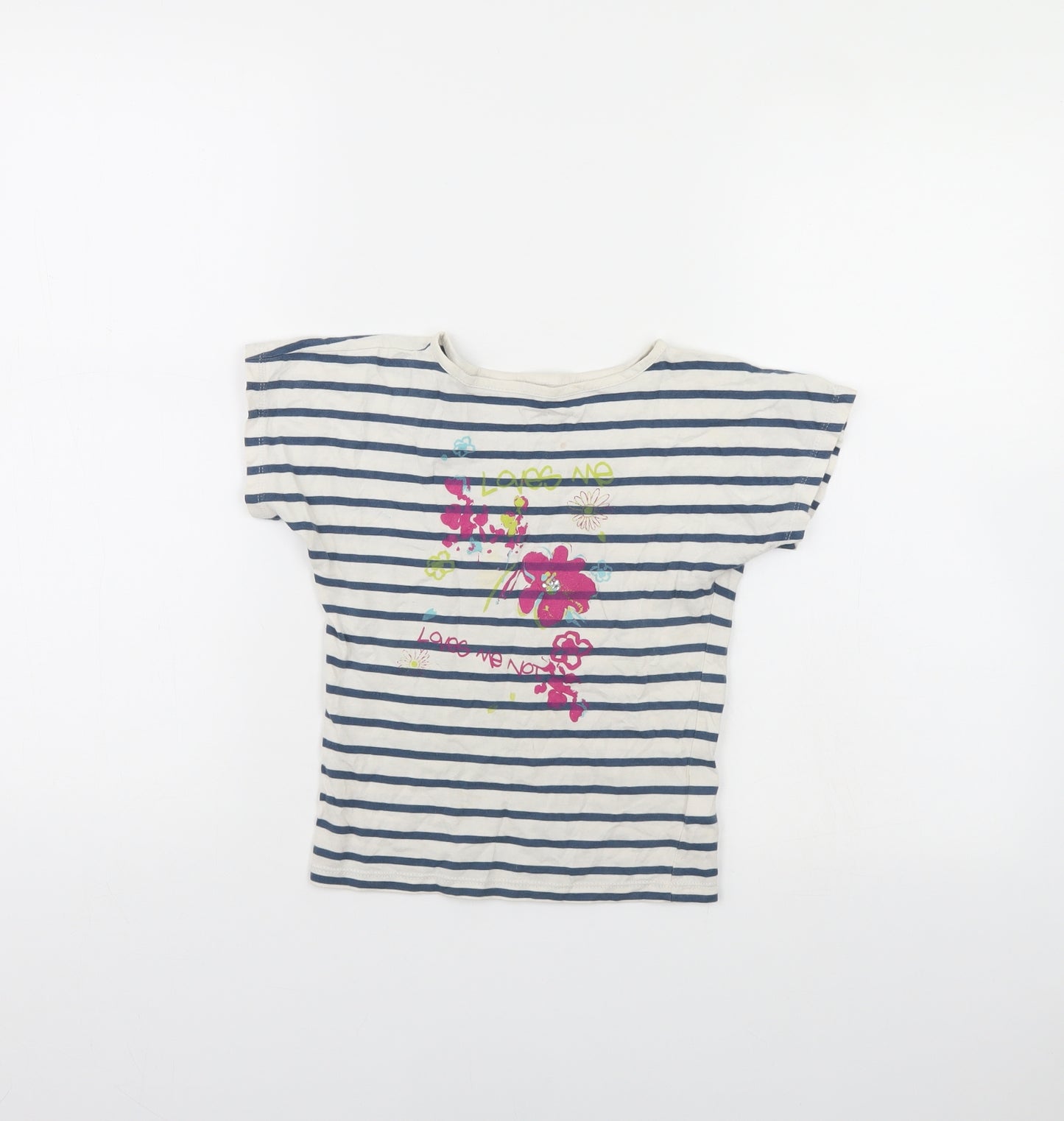Orchestra Girls Blue Spotted  Basic T-Shirt Size 5 Years