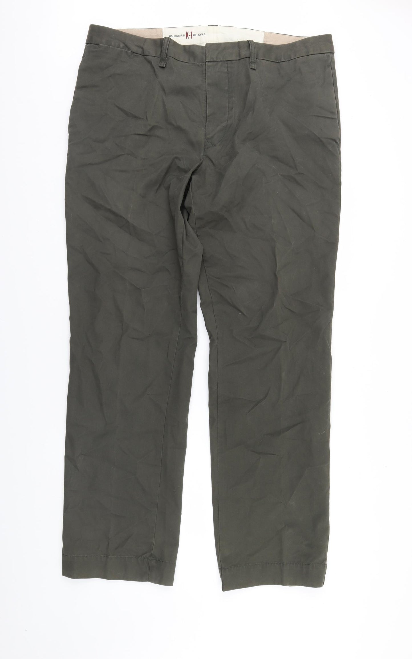 DOCKERS Mens Green   Trousers  Size 40 L34 in