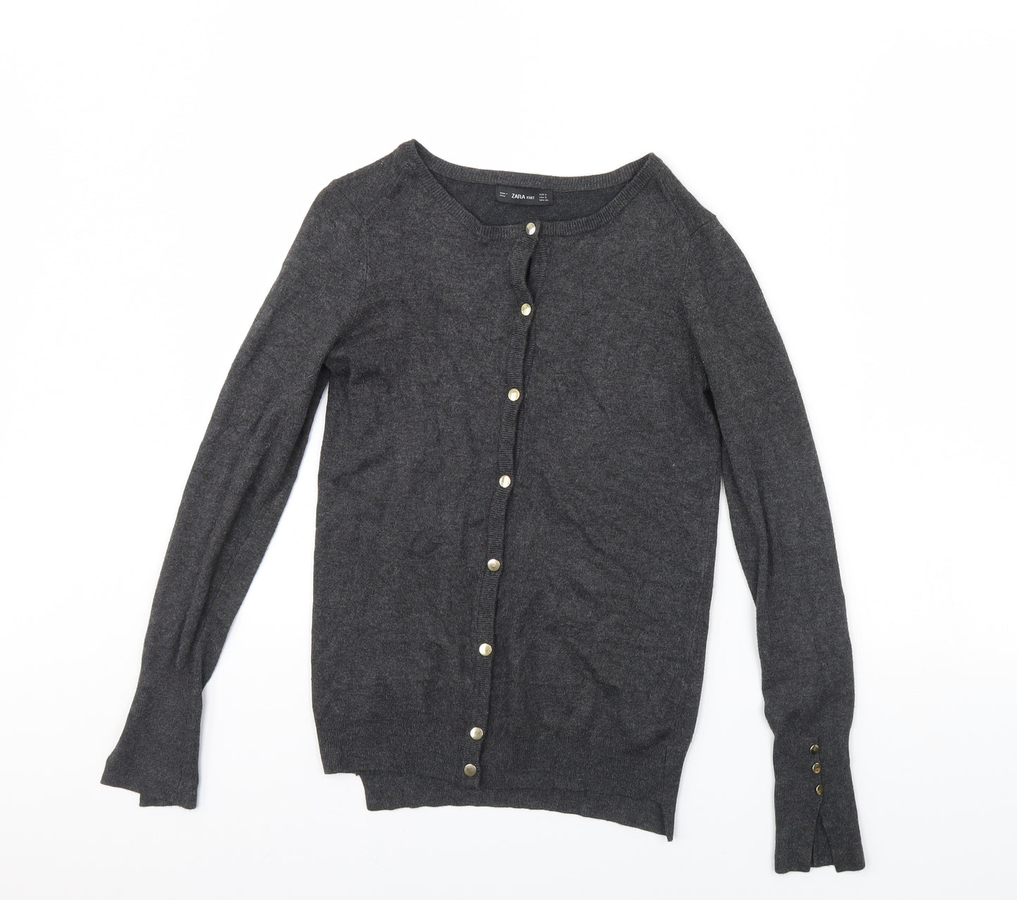 Zara Womens Grey   Cardigan Jumper Size S