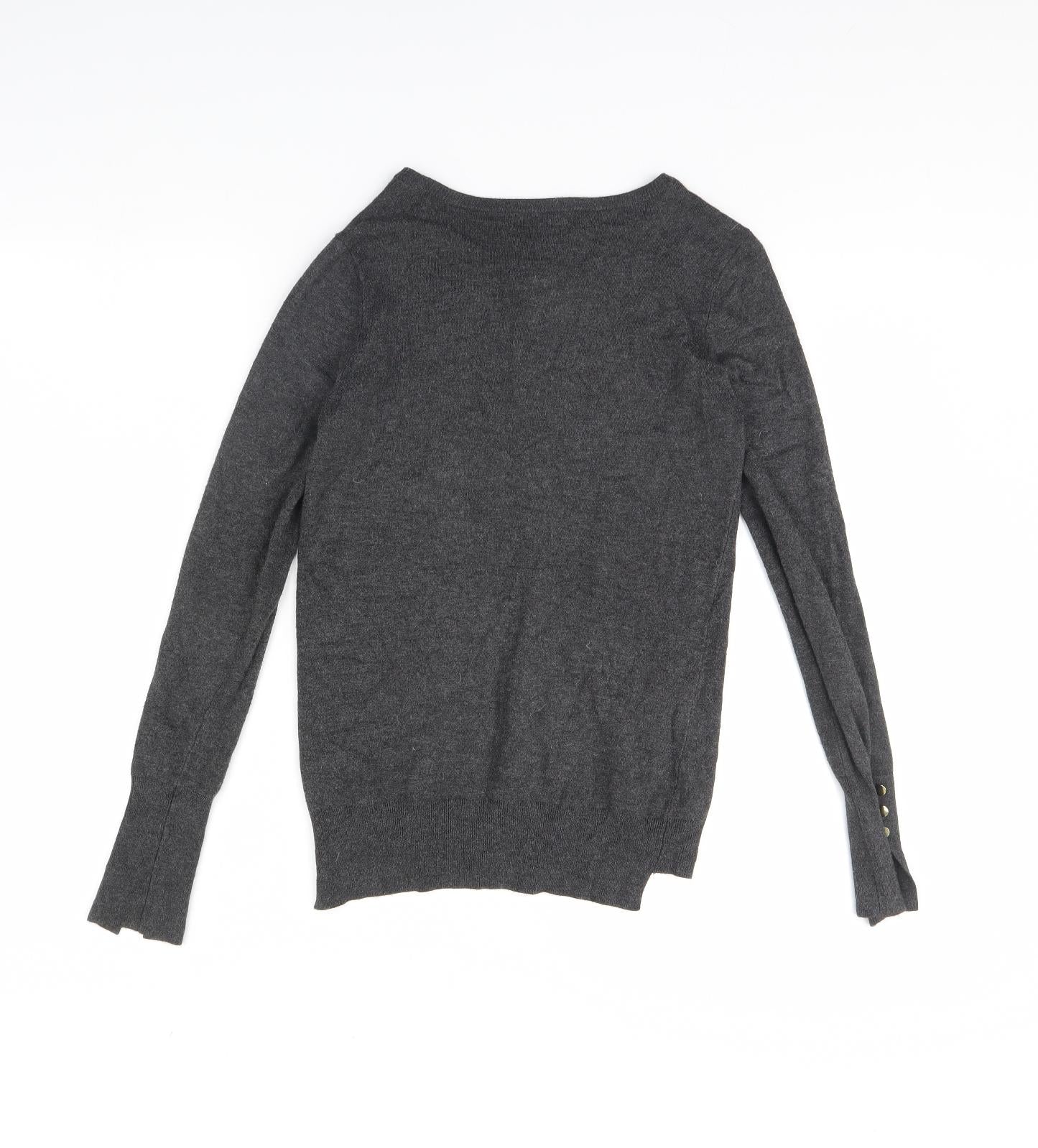 Zara Womens Grey   Cardigan Jumper Size S