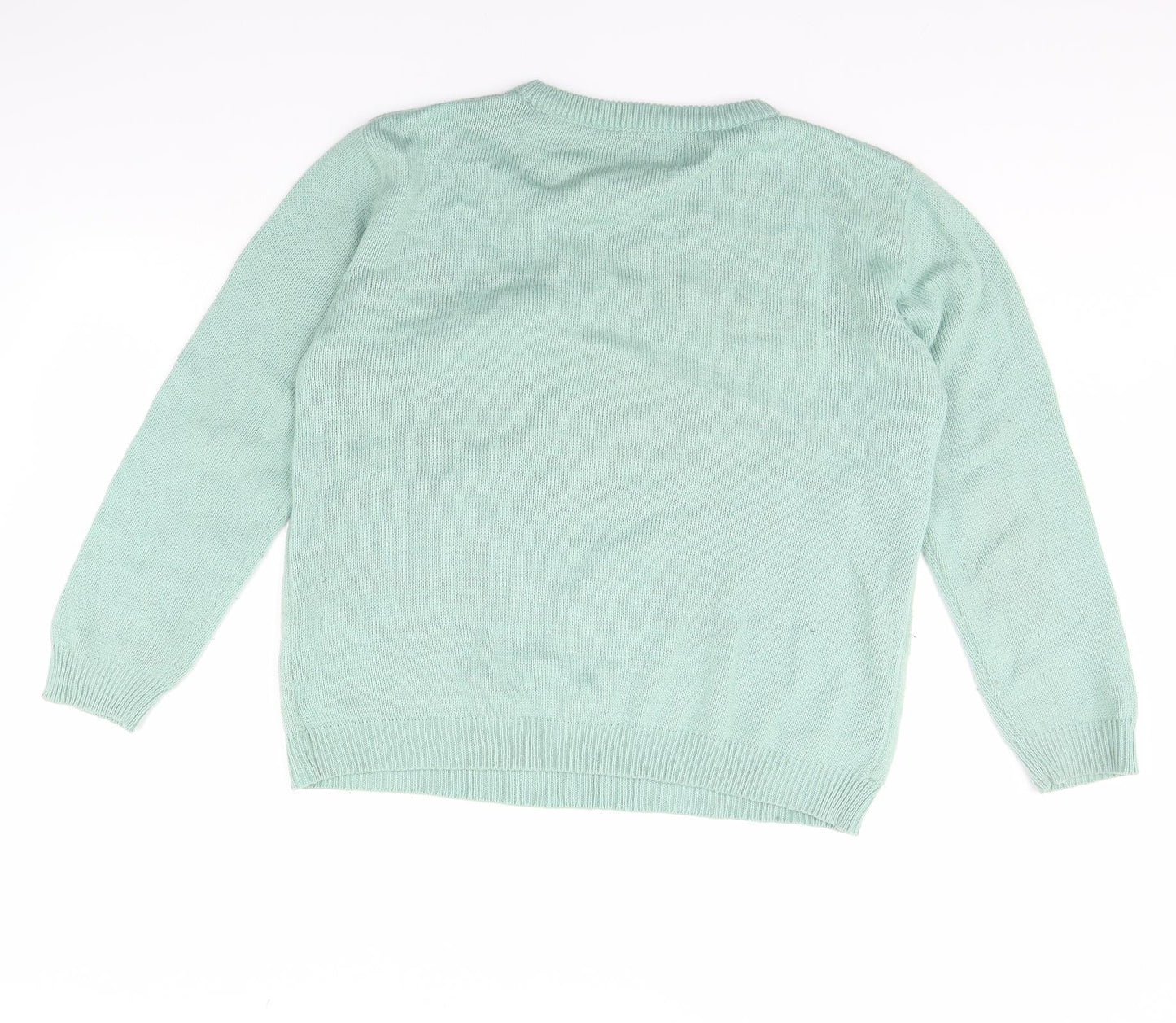 Atmosphere Womens Green   Pullover Jumper Size M  - Christmas jumper