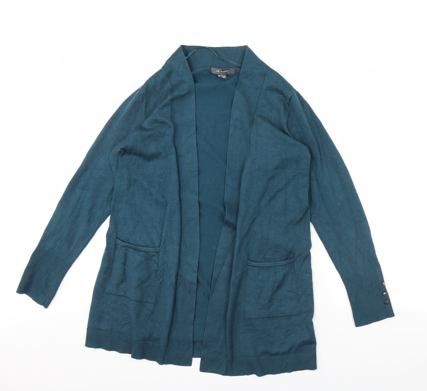 Primark Womens Green   Cardigan Jumper Size M