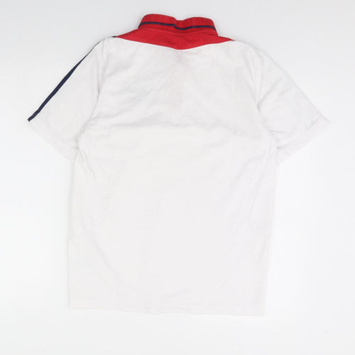 adidas Mens White    Polo Size S