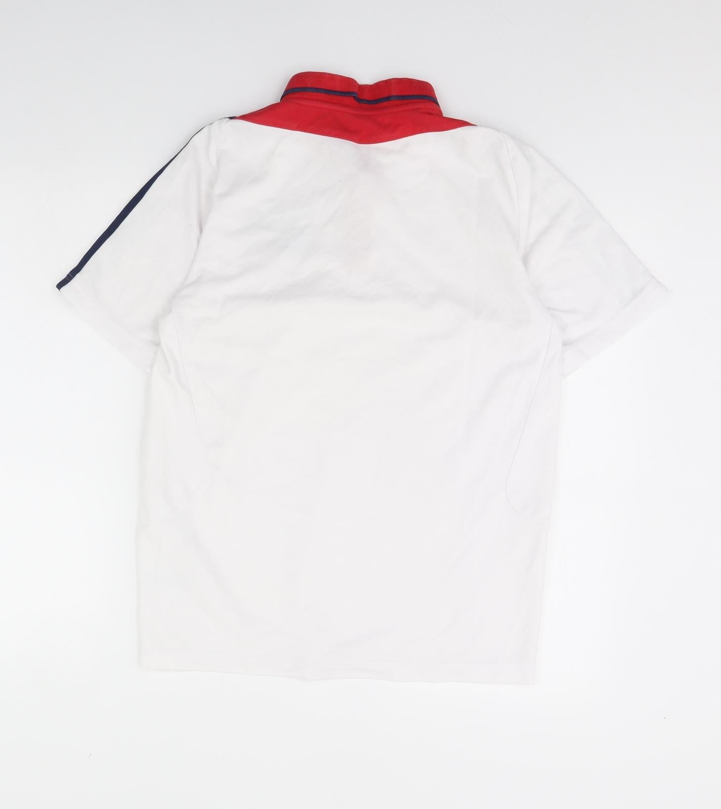 adidas Mens White    Polo Size S