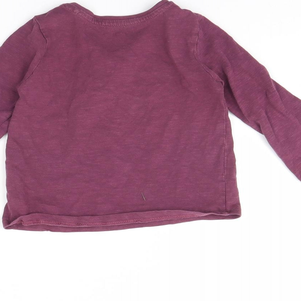 TU Girls Purple   Basic T-Shirt Size 18-24 Months