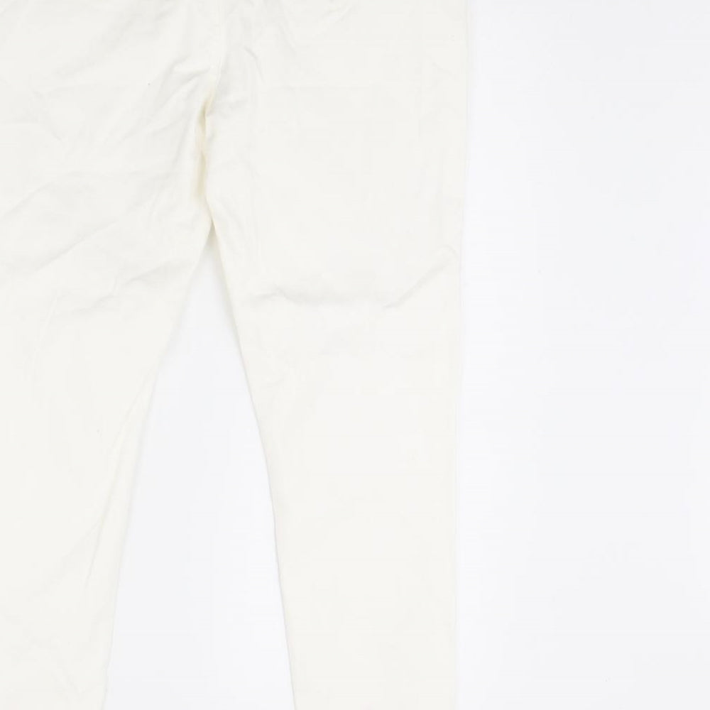 Be you Womens White   Skinny Jeans Size 14 L29 in