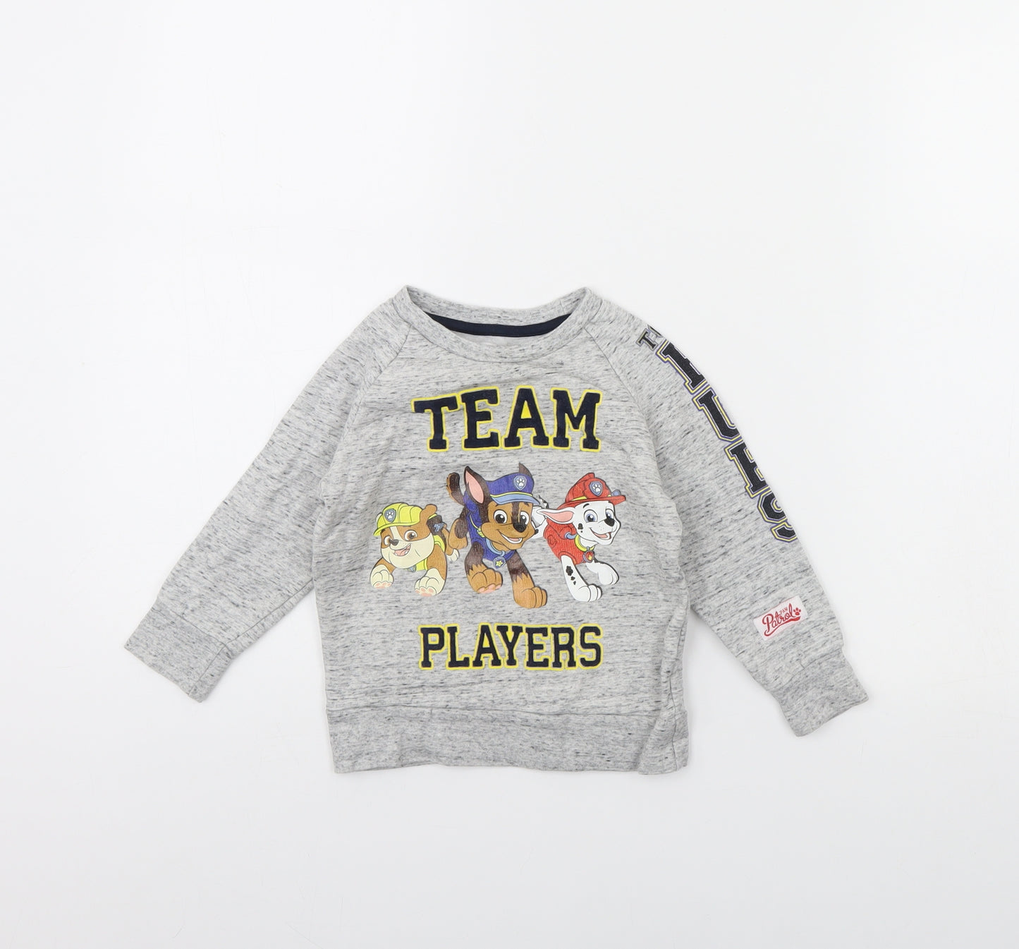 Nickelodeon Baby Grey   Pullover Jumper Size 18-24 Months  - Paw patrol
