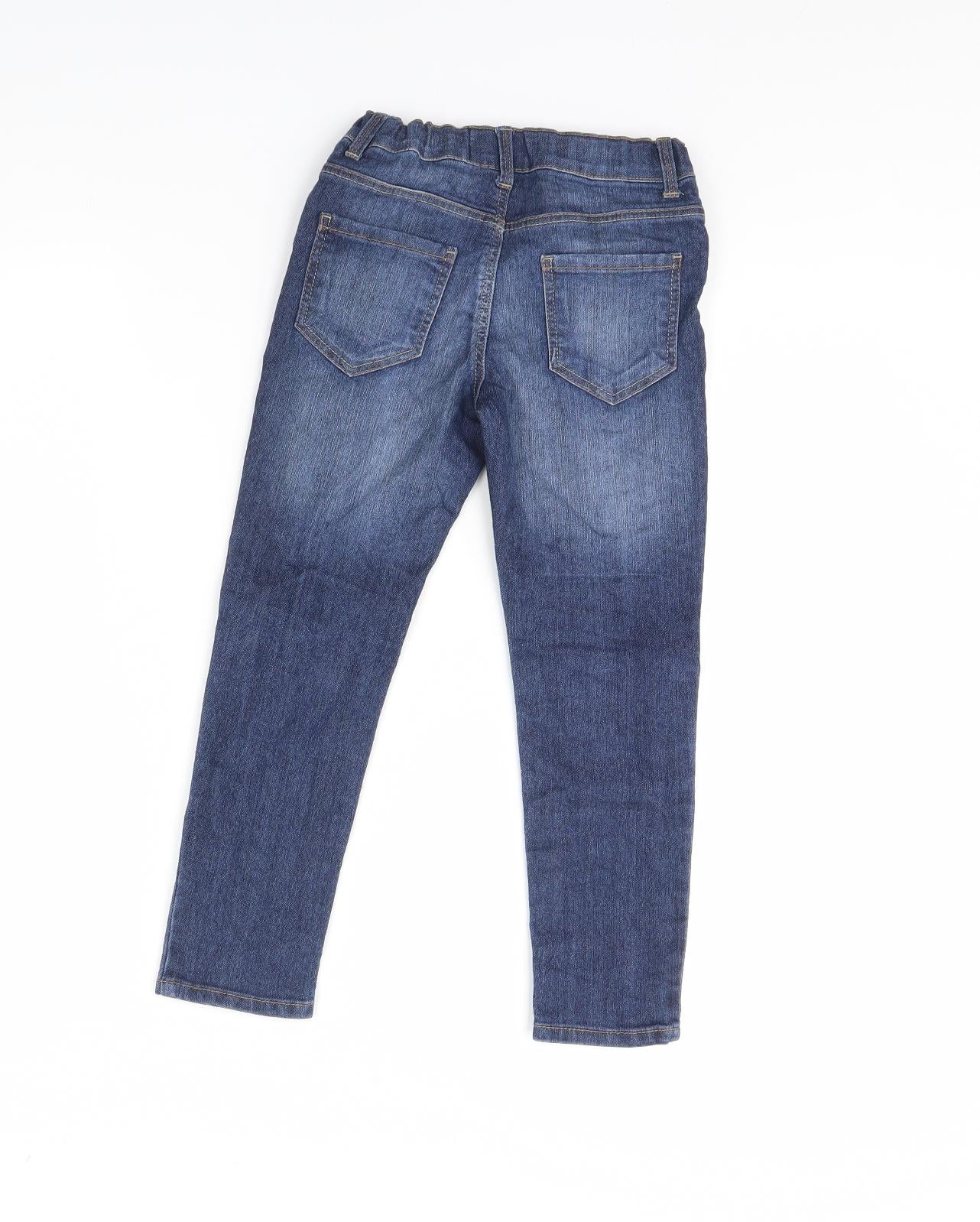 Bgosh Boys Blue  Denim Straight Jeans Size 6 Years