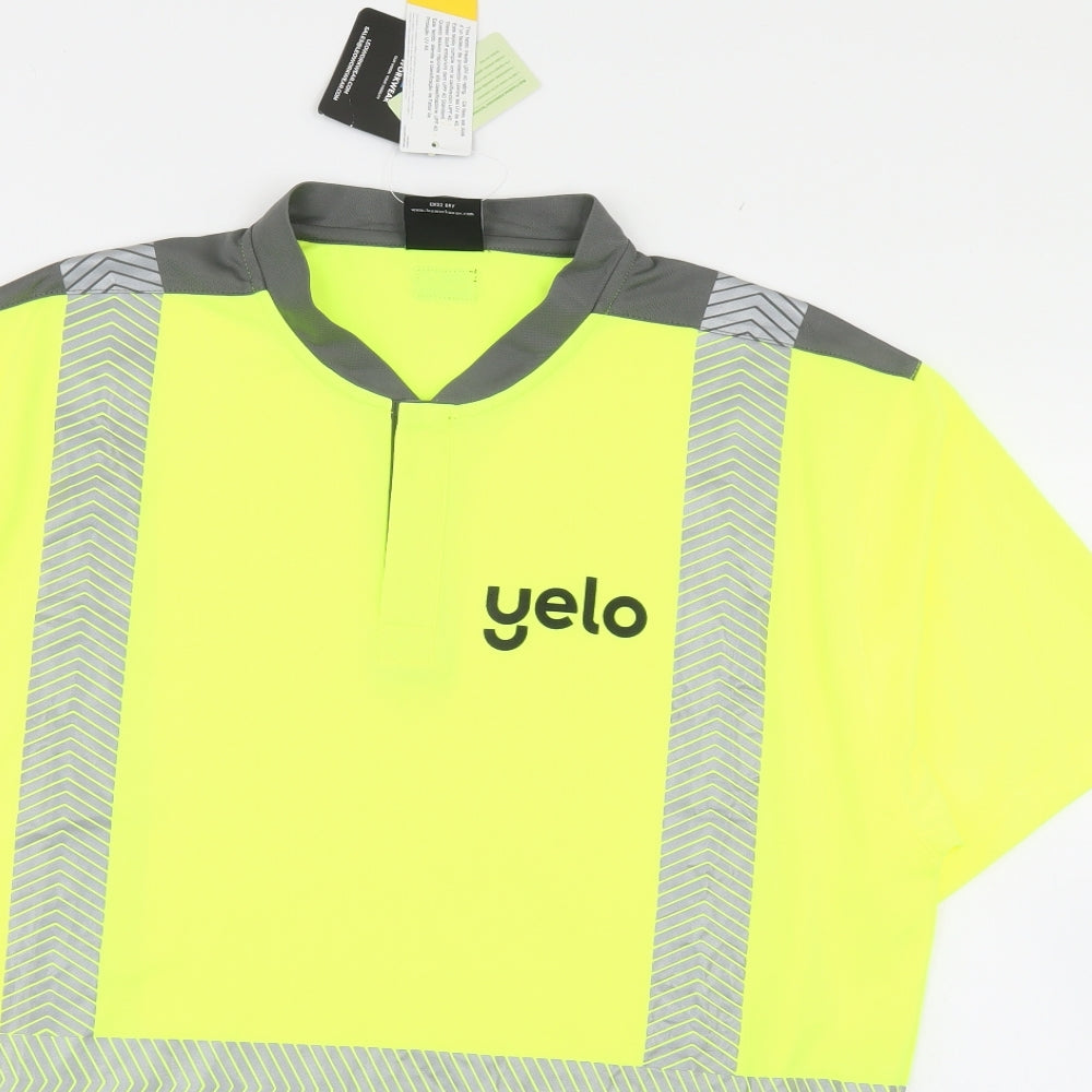 Leo Workwear Mens Green    T-Shirt Size XL