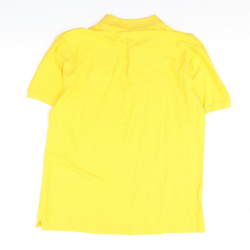 Fruit of the Loom Mens Yellow    Polo Size XL
