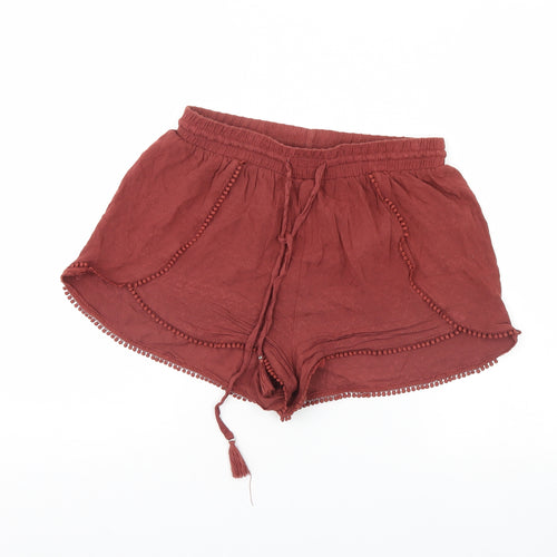 New Look Womens Brown   Culotte Shorts Size 10
