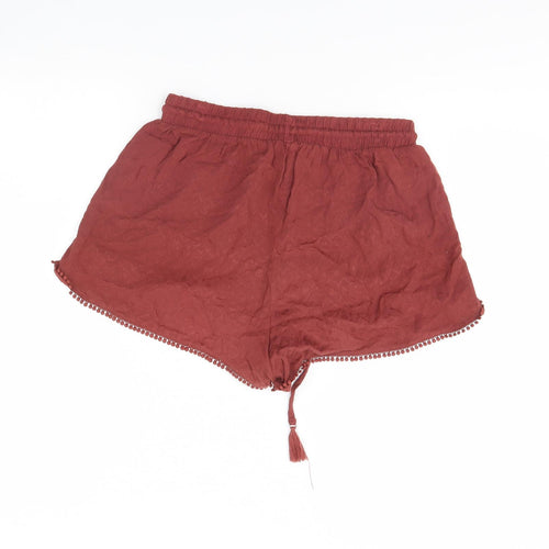 New Look Womens Brown   Culotte Shorts Size 10